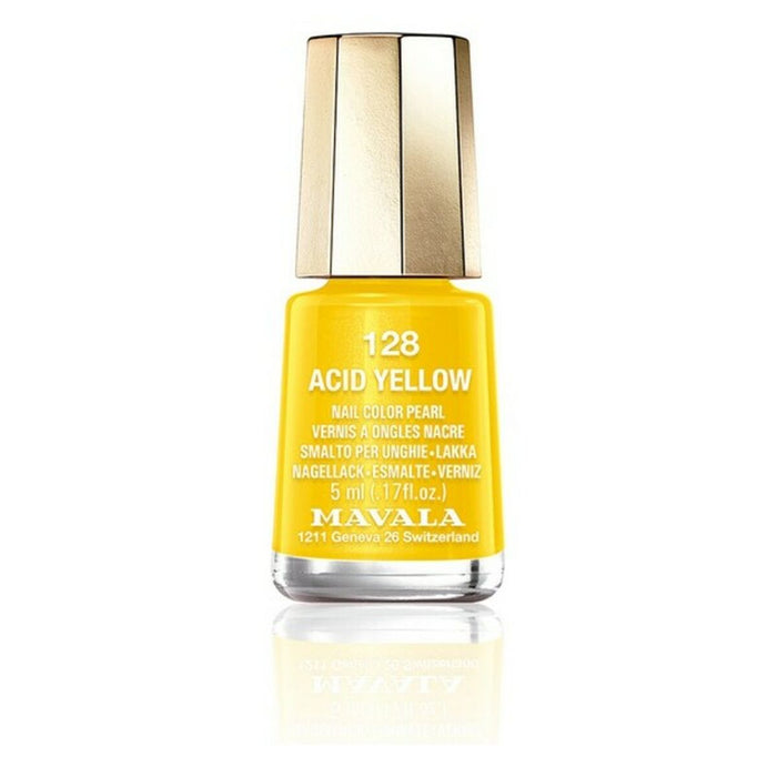 Lac de unghii Nail Color Mavala Nail Color 128-acid yellow 5 ml