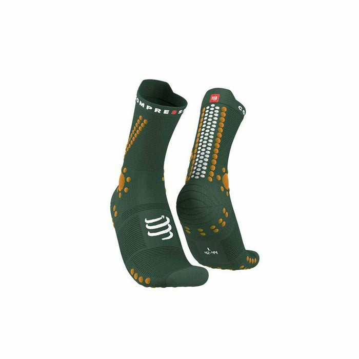 Șosete Sport Compressport Pro Racing Măslină