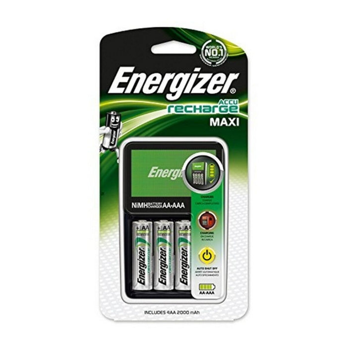 Încărcător + Baterii Reîncărcabile Energizer Maxi Charger AA AAA HR6