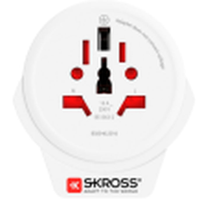 Adaptor pentru Prize Skross 1.500266 Alb