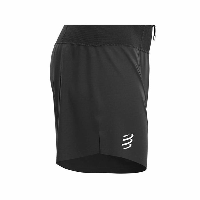 Pantaloni Scurți Sport pentru Bărbați Compressport Trail 2-in-1 Negru