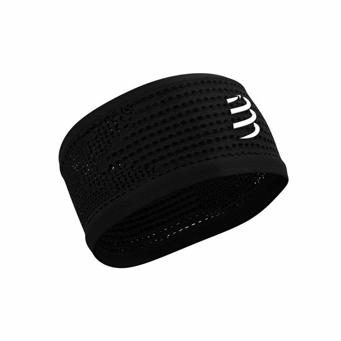 Bandă Sport pentru Cap Compressport On/Off Alb Negru