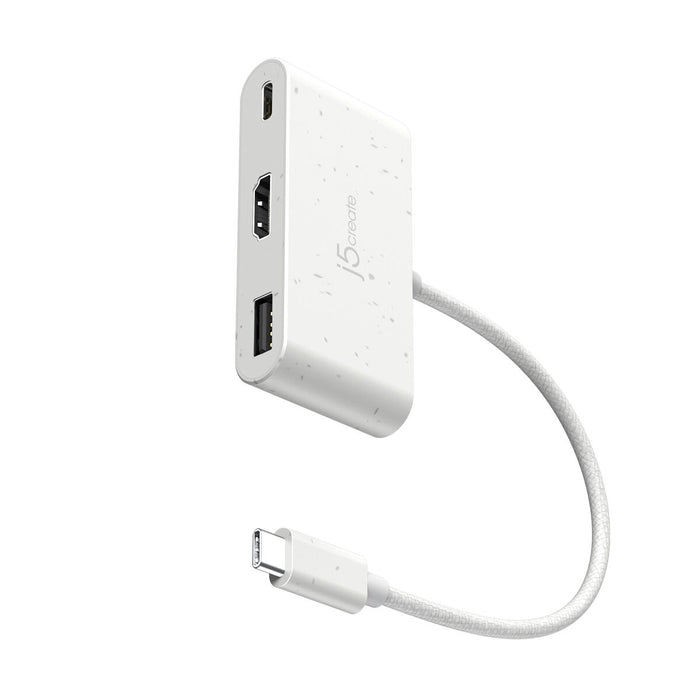 Hub USB j5create JCA379EW-N Alb