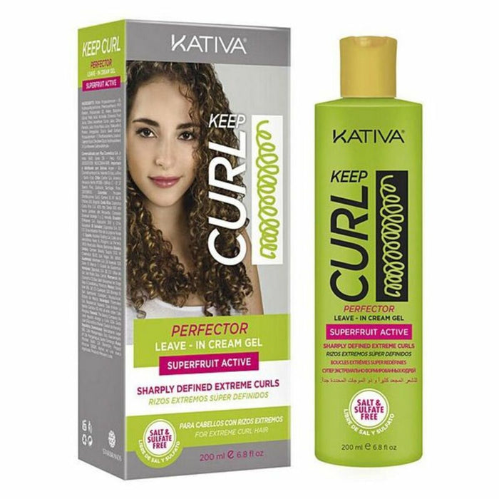 Cremă pentru Definirea Buclelor Kativa Keep Curl (200 ml)