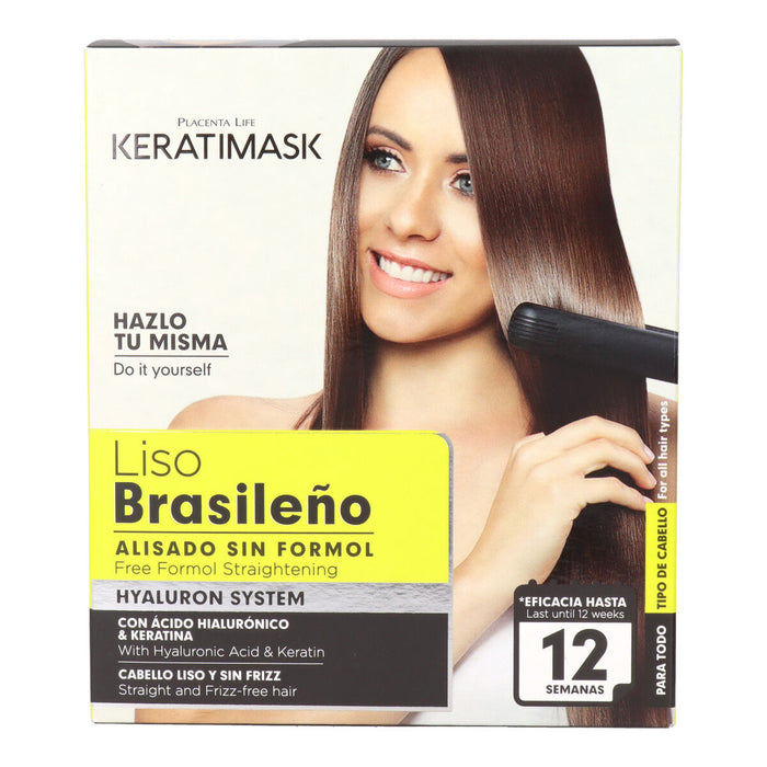 Set de îndreptare profesional Be Natural Life Keratimask 150 ml Keratină