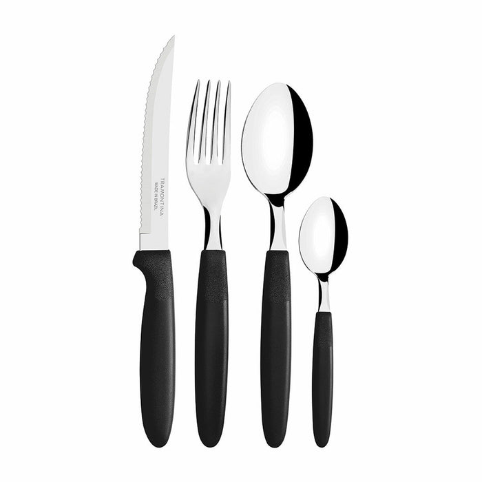 Set de Tacâmuri Tramontina Ipanema Negru Oțel inoxidabil 25 Piese