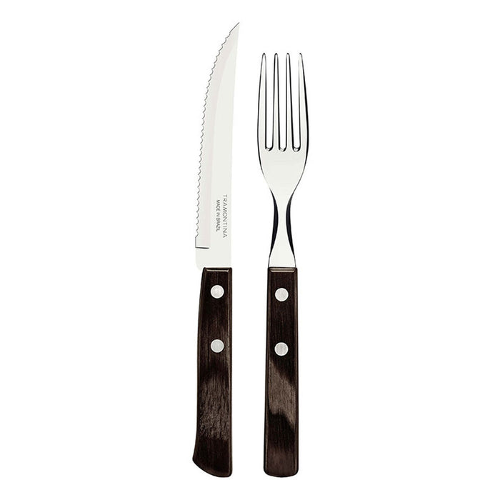 Set de Tacâmuri Tramontina Polywood Oțel inoxidabil 12 Piese