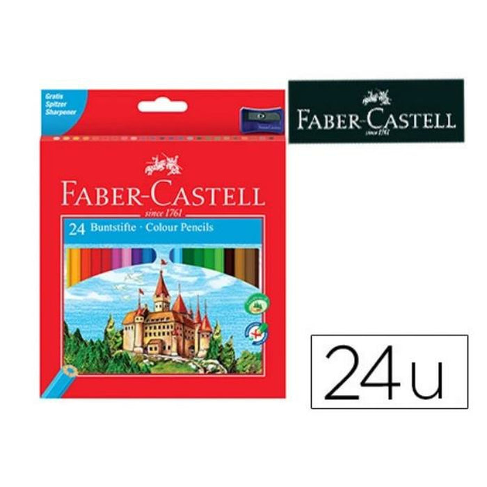 Creioane culori Faber-Castell 120124 Multicolor 24 Piese (24 Piese)