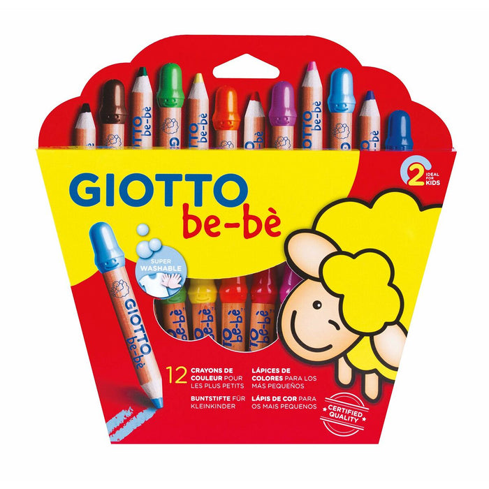 Creioane culori Giotto be-bè Multicolor