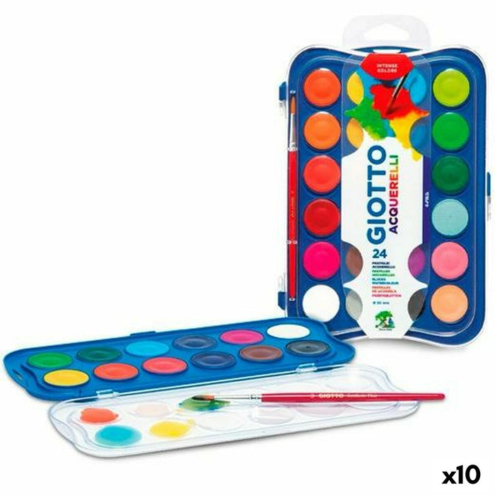 Acuarele Giotto Multicolor (10 Unități)