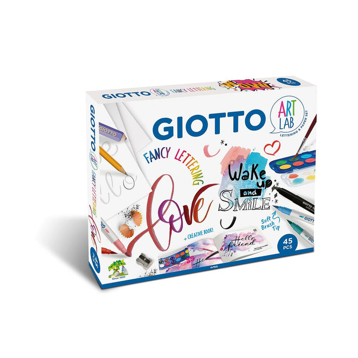 Set pentru desen Giotto Art Lab Fancy Lettering 45 Piese Multicolor