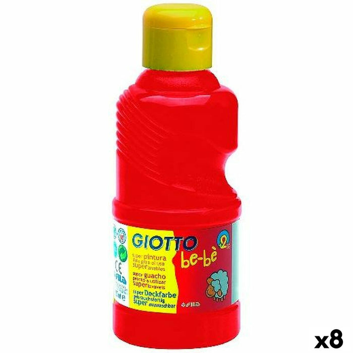 Tempera Giotto Roșu 250 ml (8 Unități)