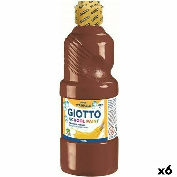 Tempera Giotto Maro 500 ml (6 Unități)