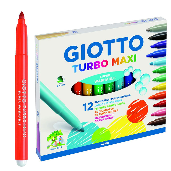 Set de Carioci Giotto Turbo Maxi Multicolor (60 Unități)