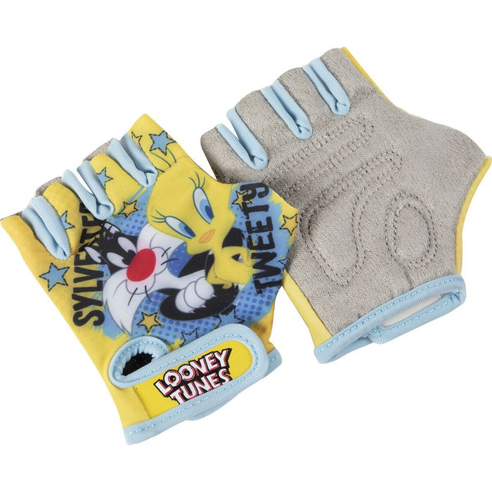 Mănuși de Ciclism Looney Tunes CZ10958 Galben Băieți