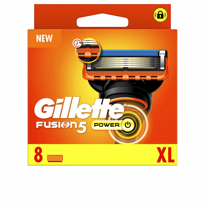Lamă de Ras Gillette Fusion 5 Power (8 Unități)