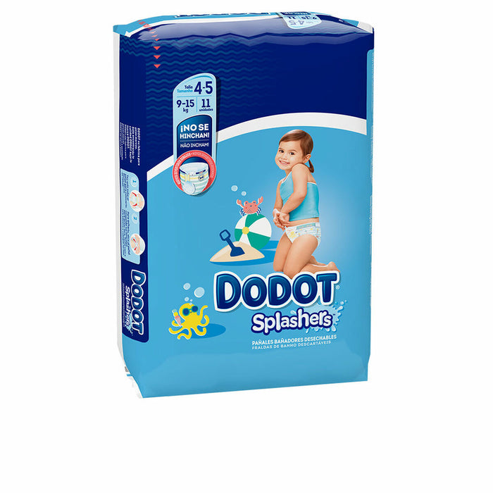 Servețele pentru copii Dodot Splashers 9-15 kg 4-5 (11 Unități)
