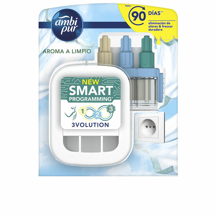 Odorizantul Electric și Rezerva Ambi Pur 3volution Aer curat 20 ml
