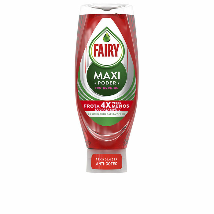 gelul de spălat vase manual Fairy Maxi Poder Fructe Roșii 640 ml