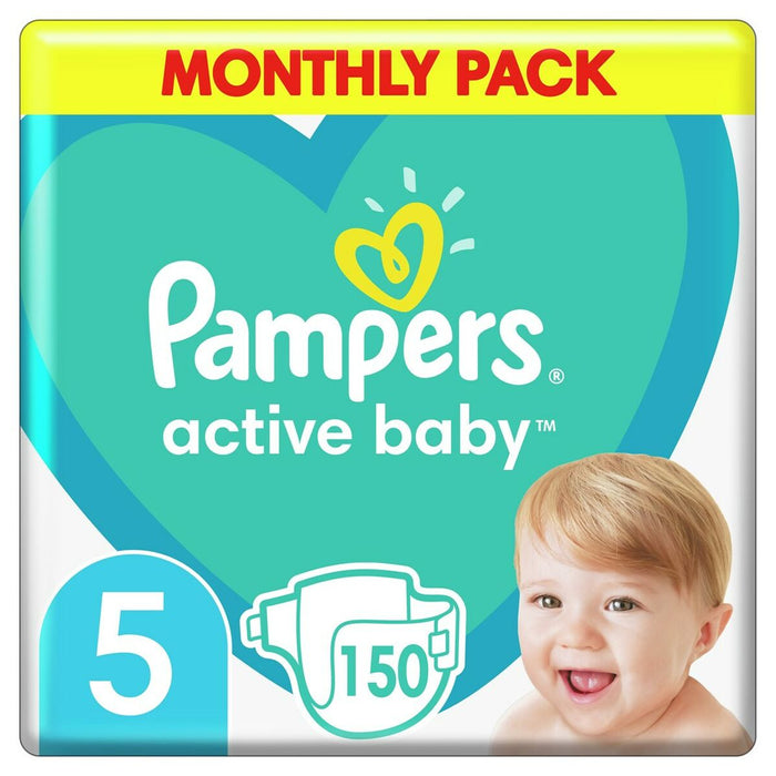 Scutece de unică folosință Pampers 5 (150 Unități)