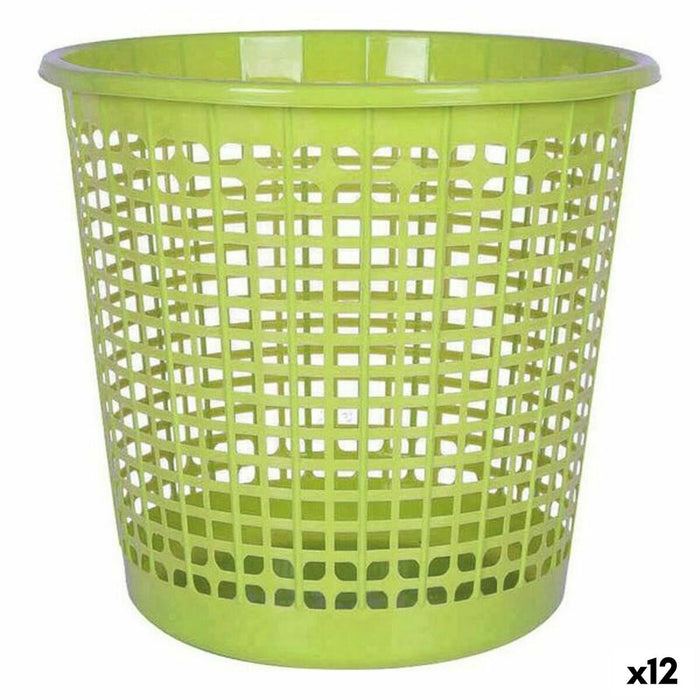 Coș de gunoi pentru hârtie Dem Office 27 x 27 x 25 cm (12 Unități) (ø 27 x 25,5 cm)