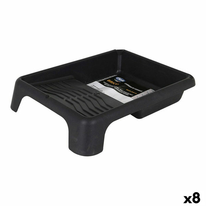 Tavă de vopsea Dem Brico Negru 43 x 33 x 9 cm (8 Unități)