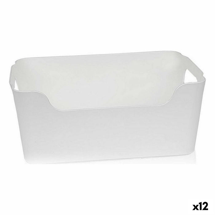 Cutie Multifuncțională Dem Alb 34 x 26 x 14 cm (12 Unități)