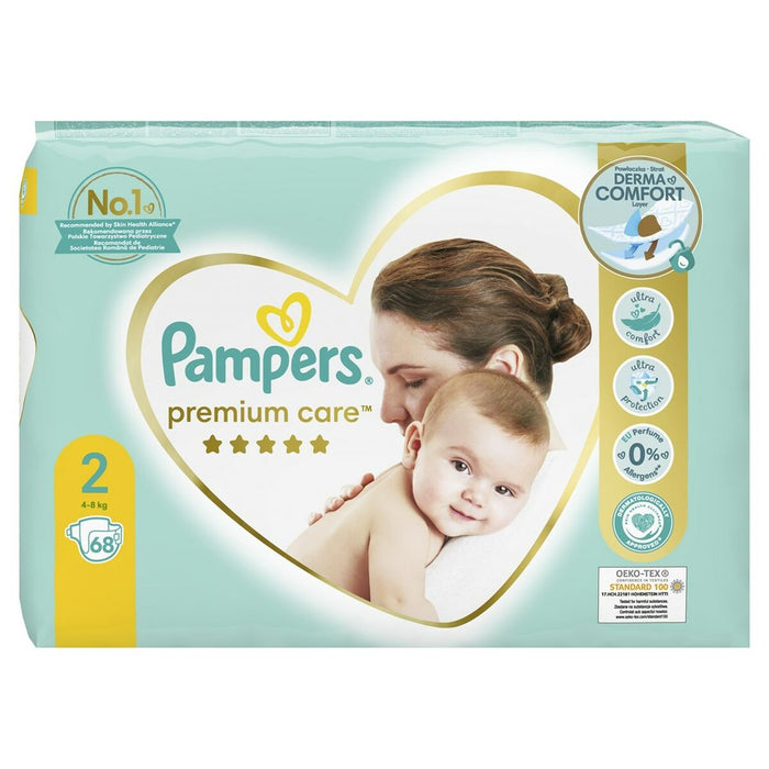 Scutece de unică folosință Pampers 2 (68 Unități)