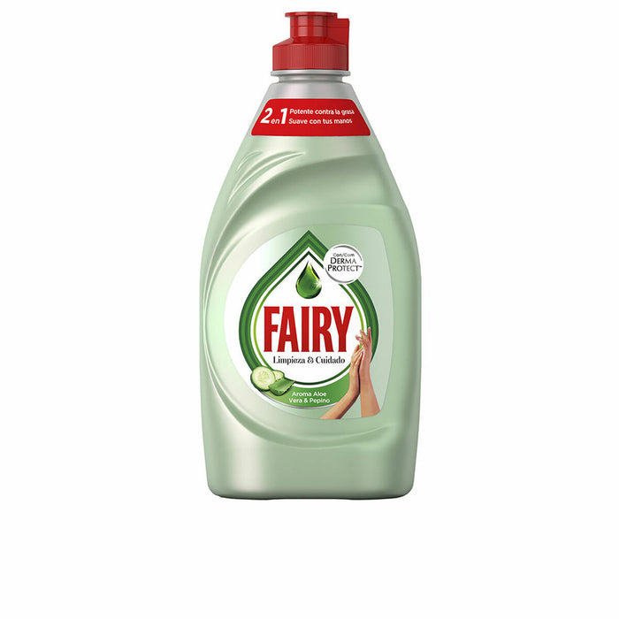 gelul de spălat vase manual Fairy Derma Protect Aloe Vera 340 ml