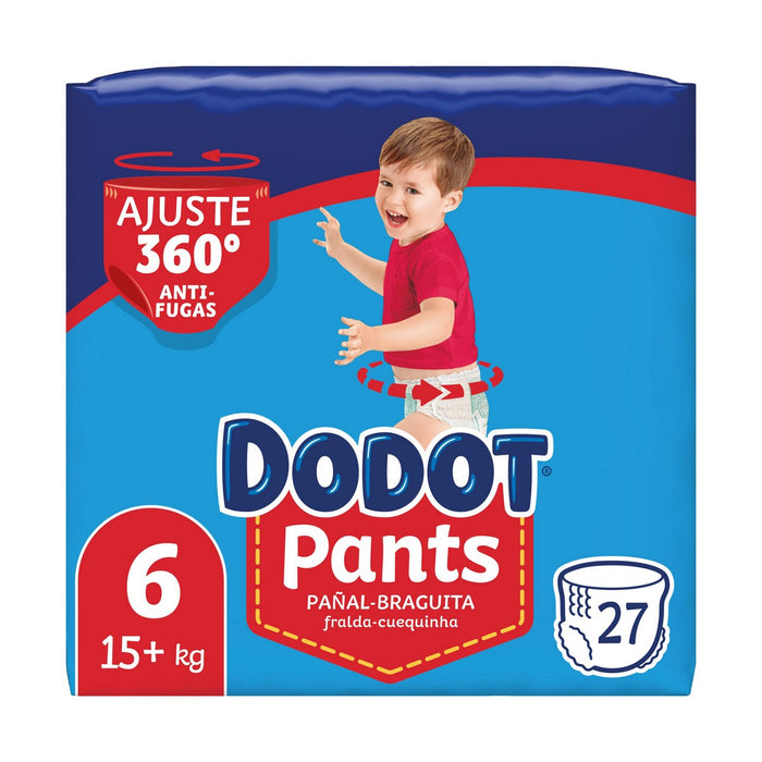 Scutece de unică folosință Dodot Dodot Pants 15+ kg Mărimea 6 27 Unități