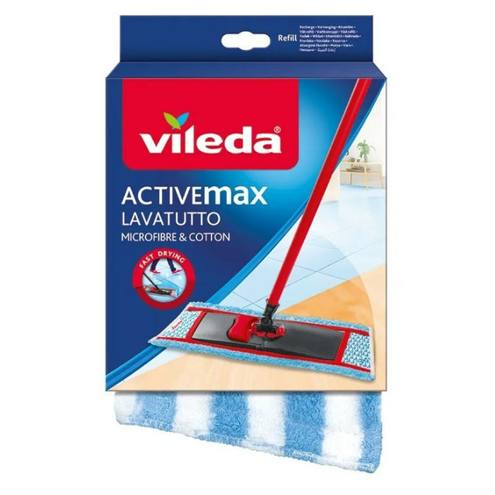 Înlocuitor pentru mopuri Vileda ViledaActive Max Microfibră Bumbac (1 Unități)