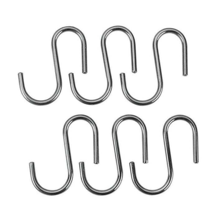Cârlig pentru agățat Metaltex Lonardo Cromat Metal 6,5 cm 6 Piese