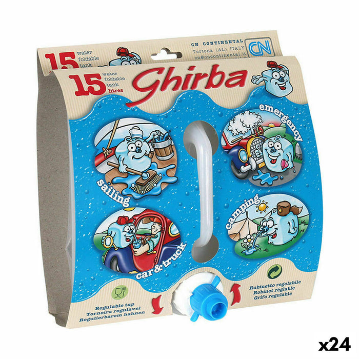 Sticlă GHIRBA Pliabil 25 x 25 x 25 cm (24 Unități)