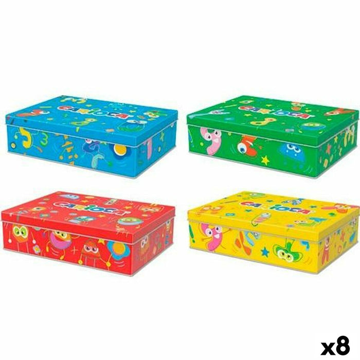 Set de Carioci Carioca 100 Piese Multicolor (8 Unități)