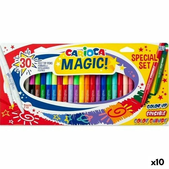 Set de Carioci Carioca Magic! Multicolor 30 Piese (10 Unități)