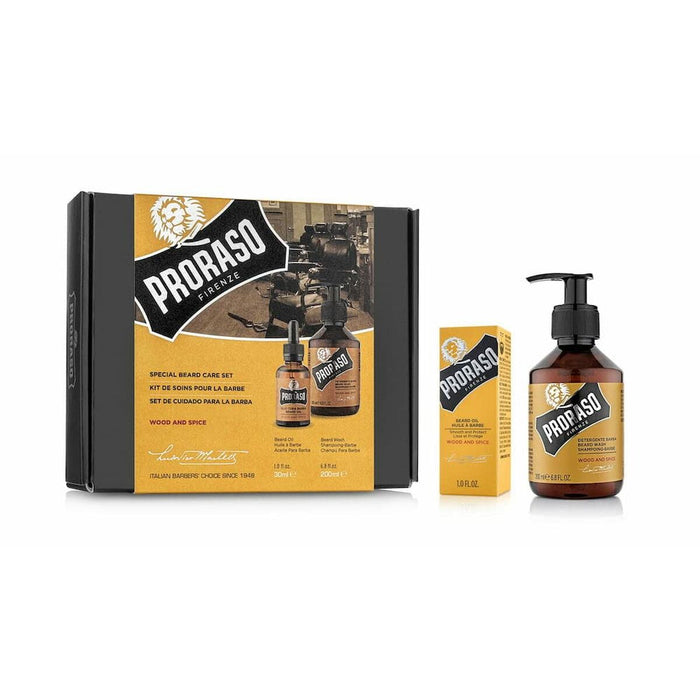 Set pentru Îngrijirea Bărbii Proraso Wood & Spice 2 Piese