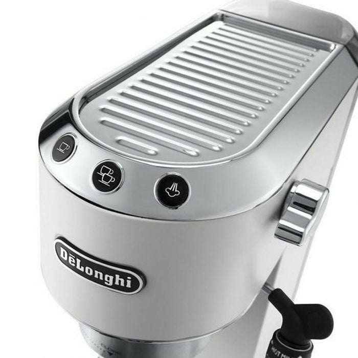 Cafetieră Express cu Braț DeLonghi EC 685.W 15 bar Alb Negru Argintiu 1300 W 1350 W 1 L 1,1 L