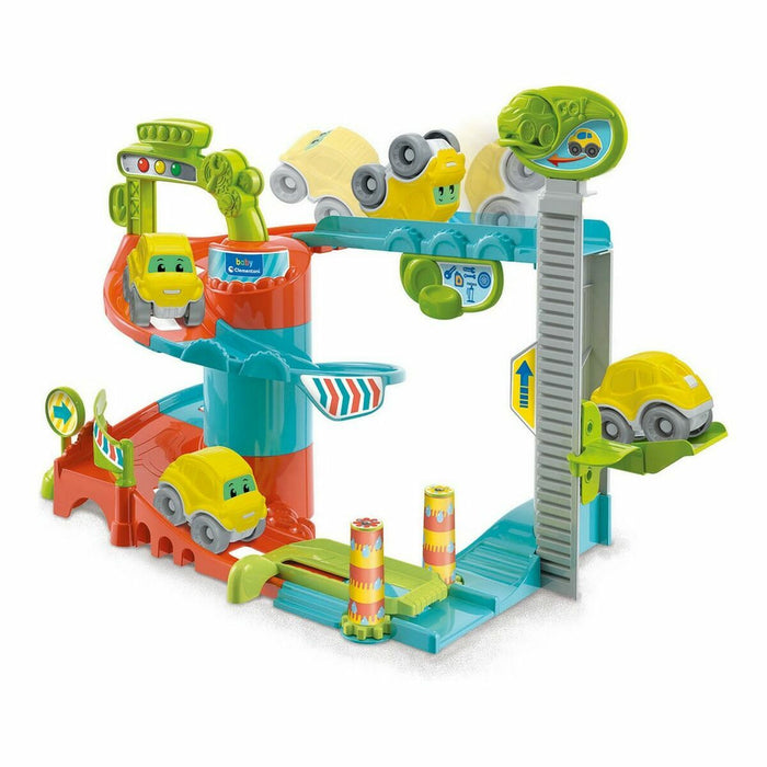 Garaj Parking cu Vehicule Fun Garage Baby Track Clementoni FUN GARAGE - BABY TRACK