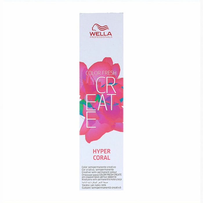 Vopsea Permanentă Wella Color Fresh Create Hyper Coral Coral (60 ml)