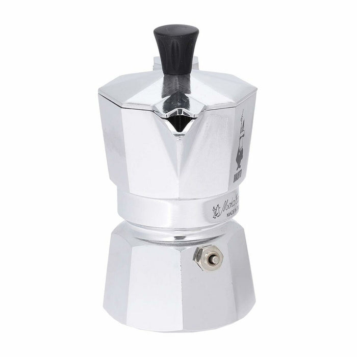 Cafetieră Italiană Bialetti Moka Express Argintiu Aluminiu Metal 60 ml 1 Ceașcă