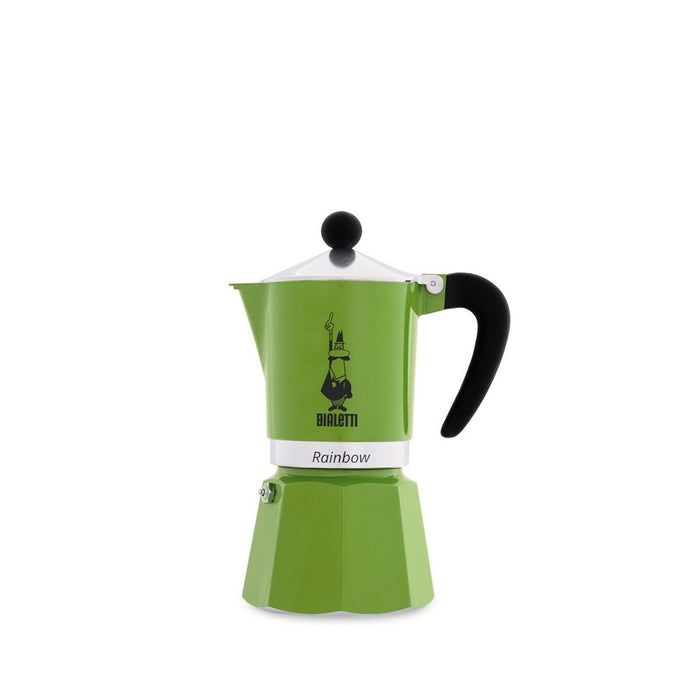 Cafetieră Italiană Bialetti Negru Verde Metal Aluminiu 3 Hrníčky