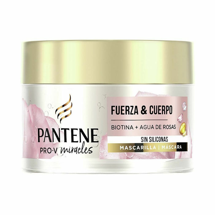 Mască Capilară Reparatoare Pantene Miracle Volumen Nutricion Apă de trandafiri Biotină 160 ml