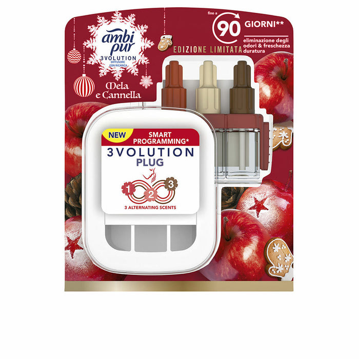 Odorizantul Electric și Rezerva Ambi Pur 3Volution Măr Scorțișoară 20 ml