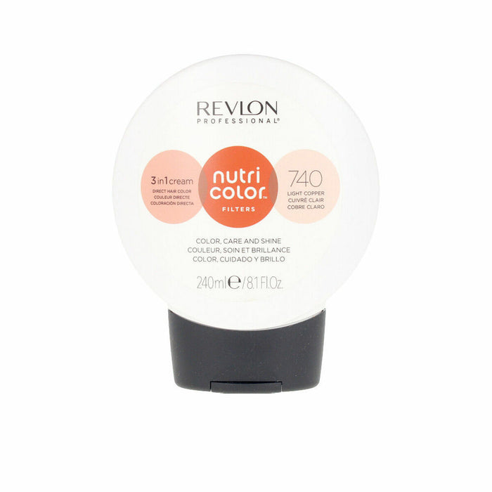 Vopsea Permanentă Nutri Color Filters Light Copper Revlon Nutri Color Nº 740 240 ml