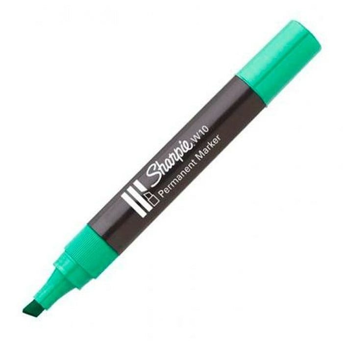 Marker permanent Sharpie W10 Verde 12 Piese