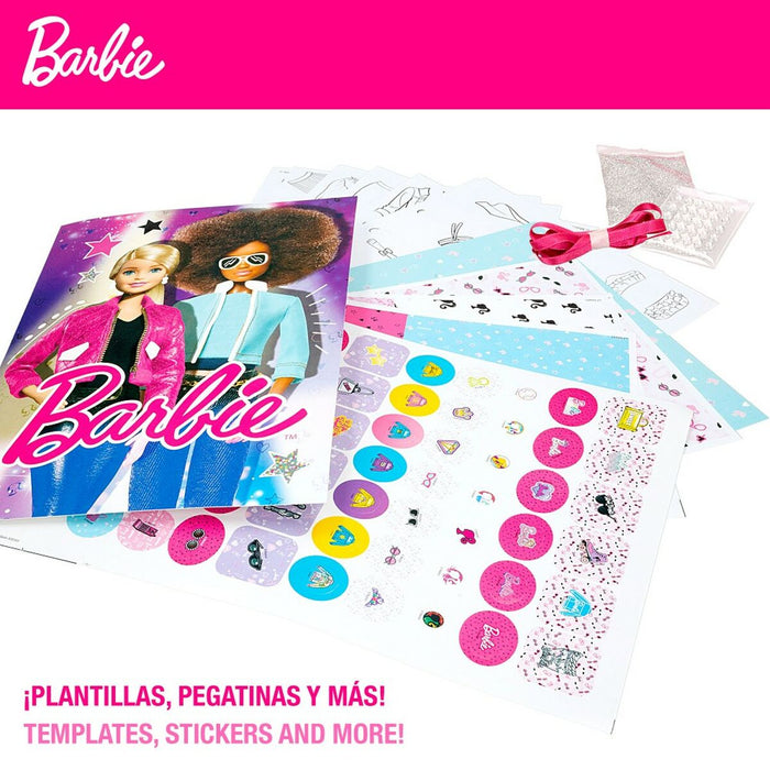 Studio de Modă Barbie Fashion Workshop Păpușă Masă cu Lumină