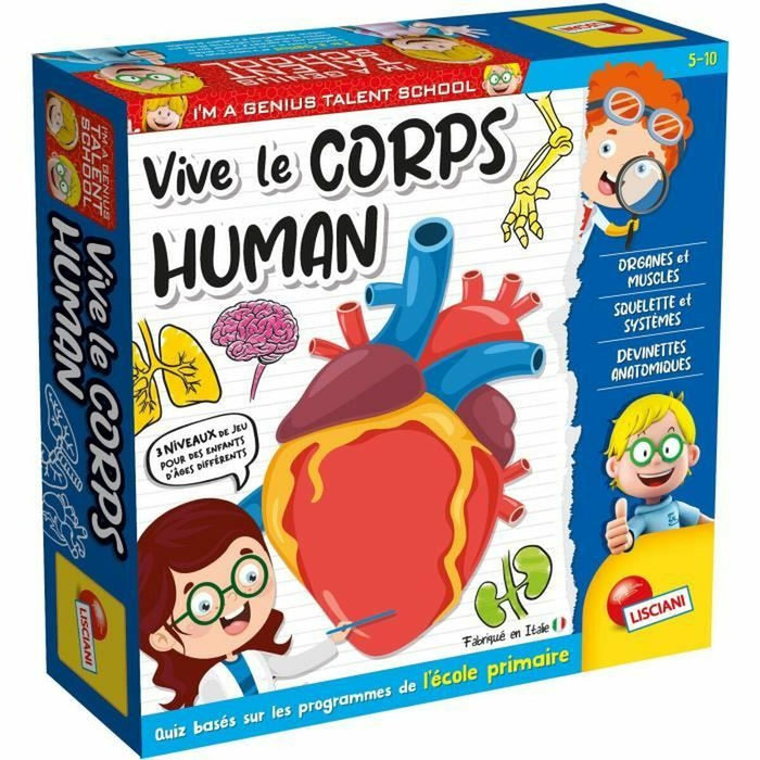 Joc de știință Lisciani Giochi A game about the human body (FR)