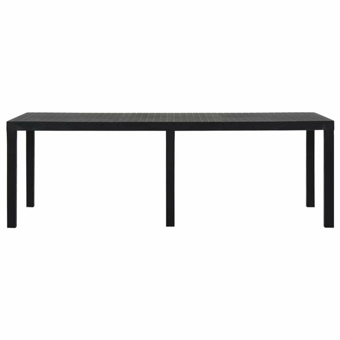 Masă de Sufragerie IPAE Progarden Indo ind012an Extensibil Antracit 220 x 90 x 72 cm