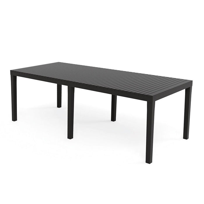 Masă de Sufragerie IPAE Progarden Indo ind012an Extensibil Antracit 220 x 90 x 72 cm