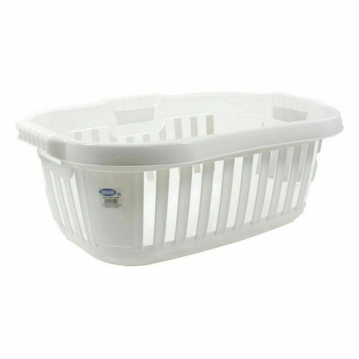 Coș pentru rufe murdare Tontarelli Hipster Alb 50 L 66 x 44 x 25 cm